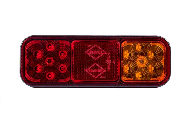 Horpol multifunksjons baklampe 4 funksjoner + refleks 