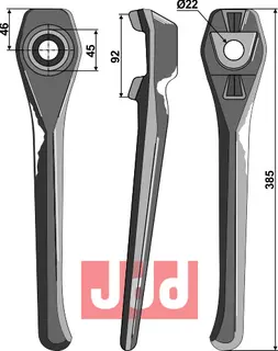 Rotorharvetand h&#248;yre Lely