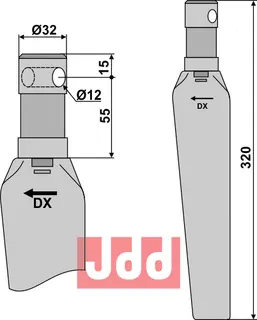 Rotorharvetand h&#248;yre Euroma/Niemeyer