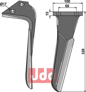 Rotorharvetand h&#248;yre Emy-Elenfer/Aio
