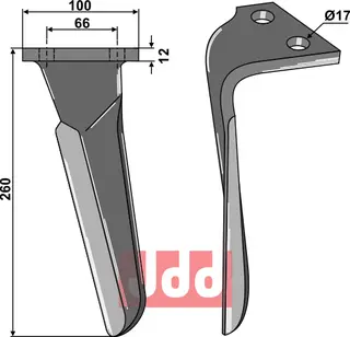 Rotorharvetand venstre Emy-Elenfer
