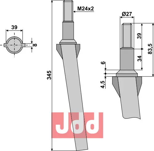 Rotorharvetand - JDD Utstyr