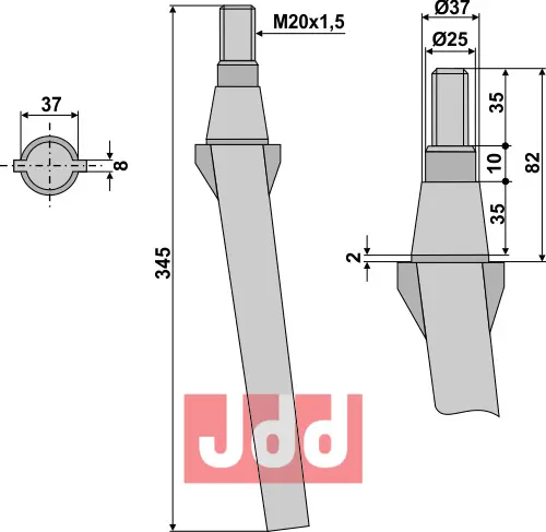 Rotorharvetand - JDD Utstyr