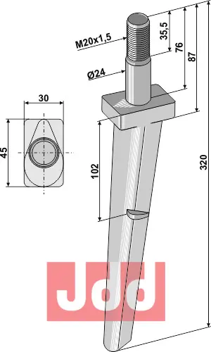 Rotorharvetand - JDD Utstyr