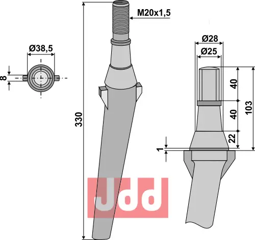 Rotorharvetand - JDD Utstyr