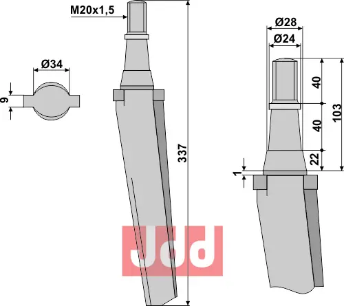 Rotorharvetand - JDD Utstyr