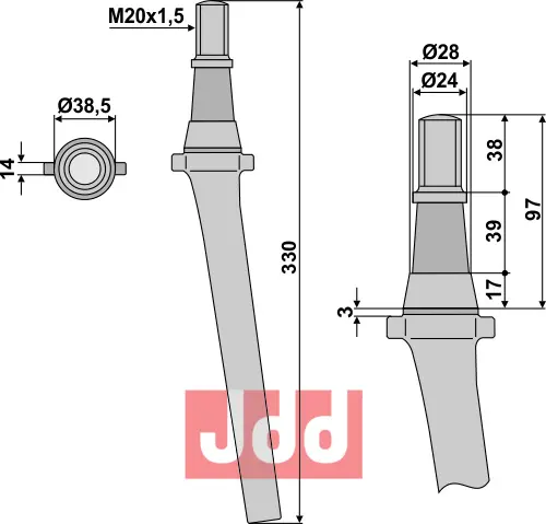 Rotorharvetand - JDD Utstyr