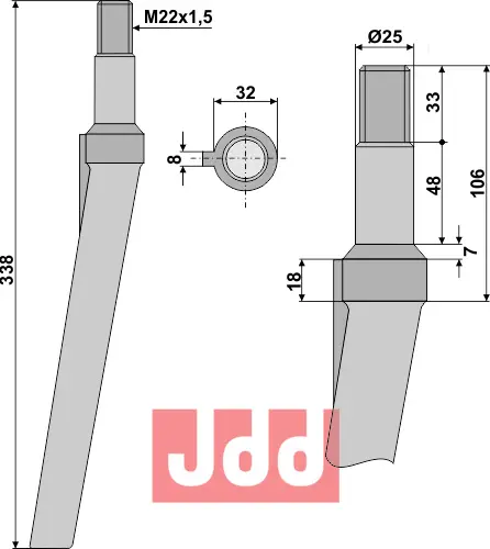 Rotorharvetand - JDD Utstyr