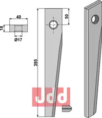 Rotorharvetand for HR 1000-serie Kuhn