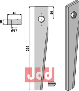 Rotorharvetand for HR 1000-serie Kuhn