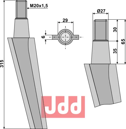 Rotorharvetand - JDD Utstyr