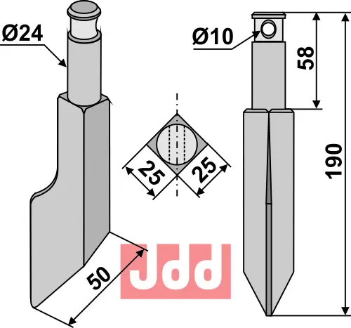 Fres kniv - JDD Utstyr