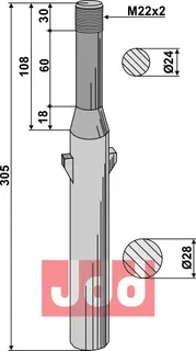 Rotorharvetand JF/Agrator