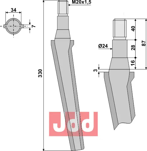 Rotorharvetand - JDD Utstyr