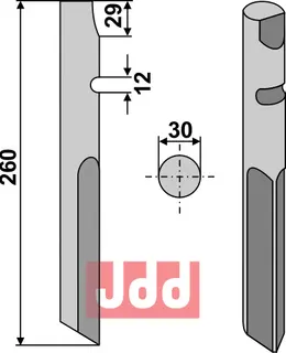 Fres kniv Krone