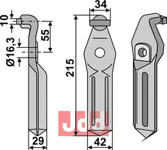 Fres kniv Pegoraro