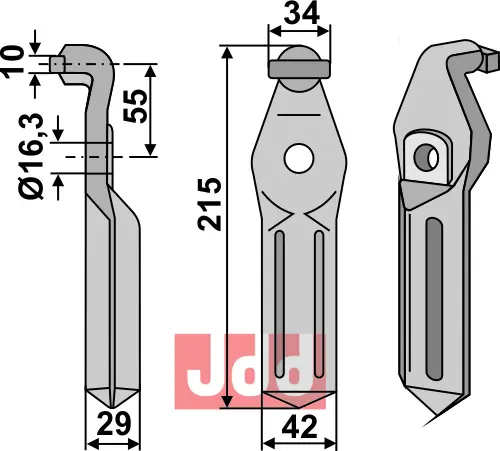 Fres kniv - JDD Utstyr