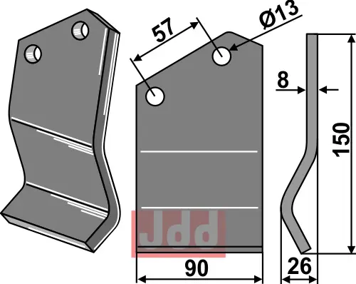 Fres kniv - JDD Utstyr