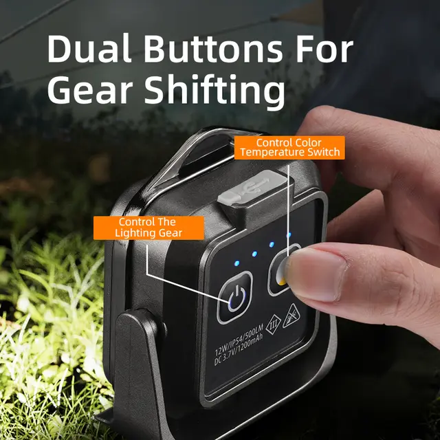 SupFire SolarLEDlampe til camping - JDD Utstyr