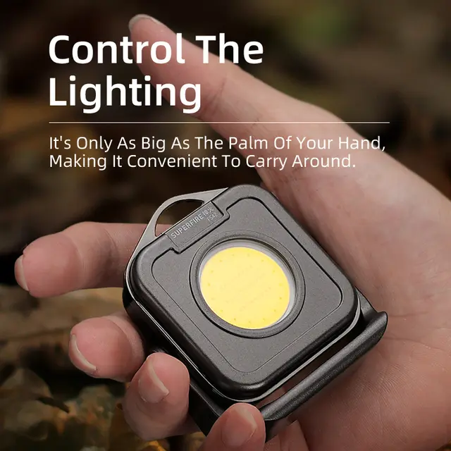 SupFire SolarLEDlampe til camping - JDD Utstyr