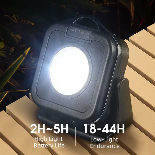 SupFire SolarLEDlampe til camping - JDD Utstyr