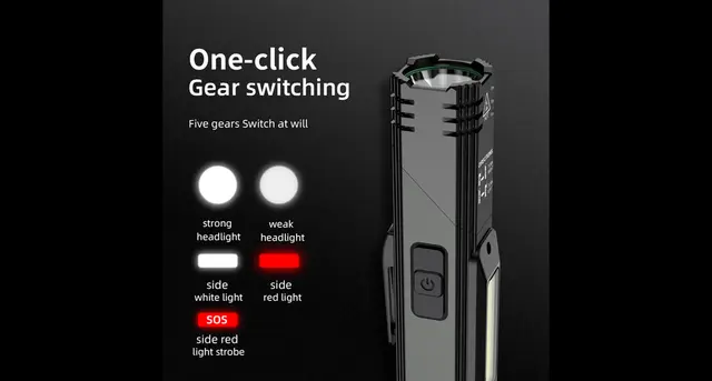 SupFire USB LED arbeidslys - JDD Utstyr