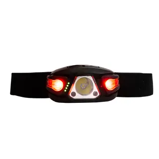 SupFire LED hodelykt med USB lader 450 lumen 70 gram