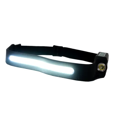 Superfire LED hodelykt med USB lader Bøyelig med 450 lumen og kun 70 gram