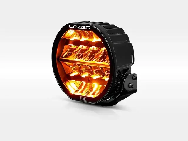Lazer® Sentinel 7" Elite Black fjernlys Sort. 7 tommer. 13 464 lm PL2 