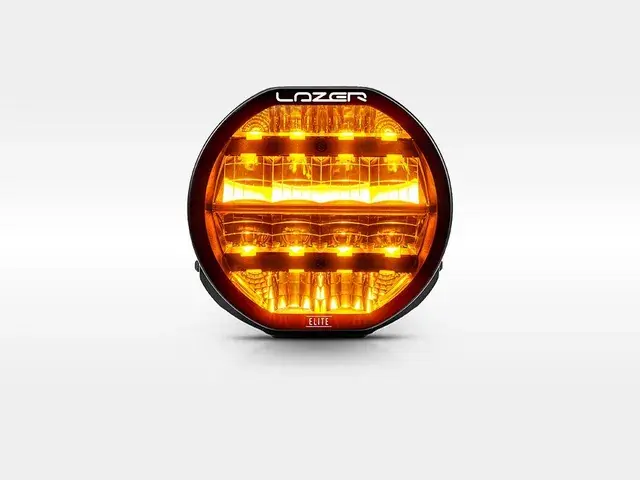Lazer® Sentinel 7" Elite Black fjernlys Sort. 7 tommer. 13 464 lm PL2 