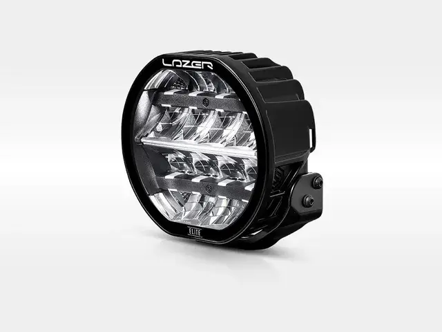 Lazer® Sentinel 7" Elite Black fjernlys Sort. 7 tommer. 13 464 lm PL2 
