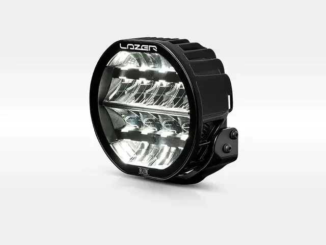 Lazer® Sentinel 7" Elite Black fjernlys Sort. 7 tommer. 13 464 lm PL2 