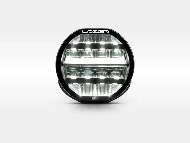 Lazer® Sentinel 7" Elite Black fjernlys Sort. 7 tommer. 13 464 lm PL2 