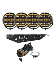 Ekstralyssett 4 stk OZZ XR2 P9" Komplett sett
