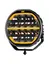 OZZ XR2 P9" LED fjernlys med parklys 15000 lumen sort hus