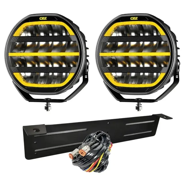 Ekstralyssett 2 stk OZZ XR2 P7" Komplett sett 
