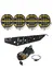 4 stk OZZ XR2 P7” LED-fjernlys hvitt hus Komplett sett