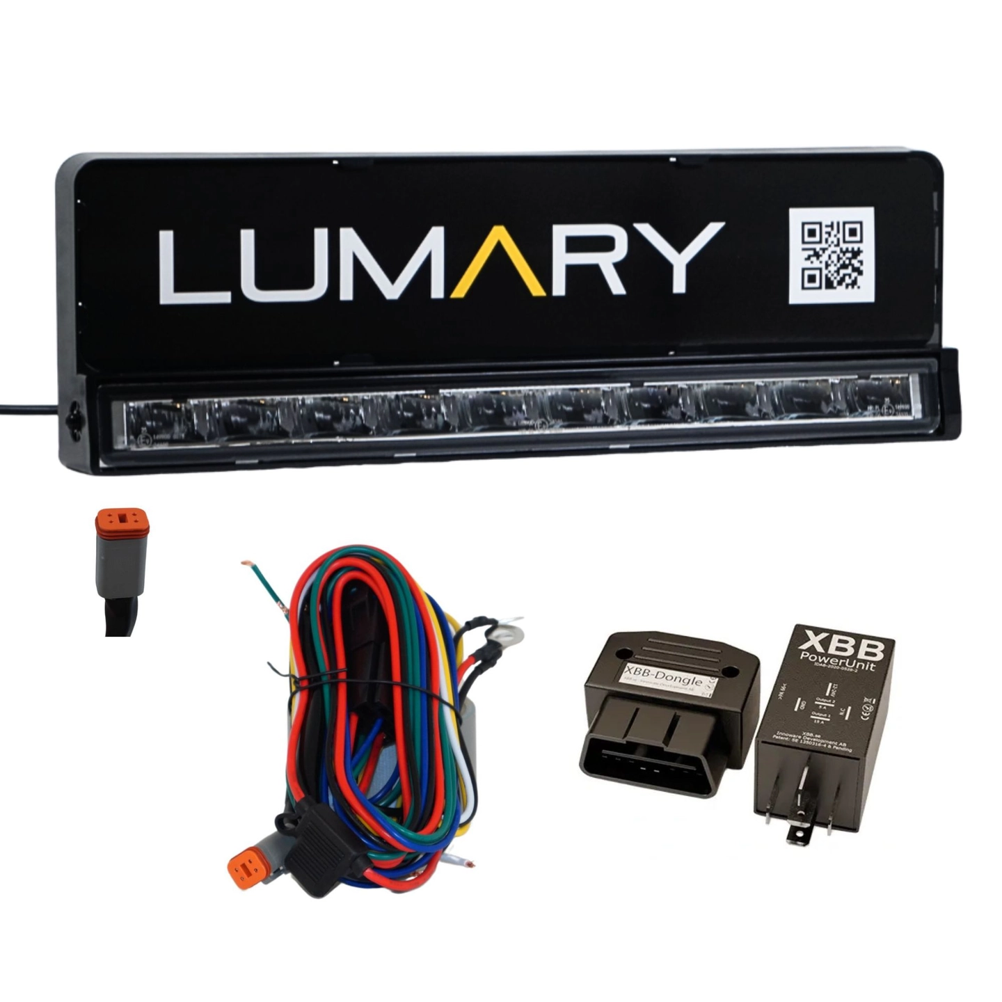 Lumary Fusion 100 LEDbar med skiltplate 1 stk - Komplett sett med XBB