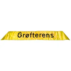 Underskilt for foldeskilt, "Grøfterens" Med borrelåsfeste