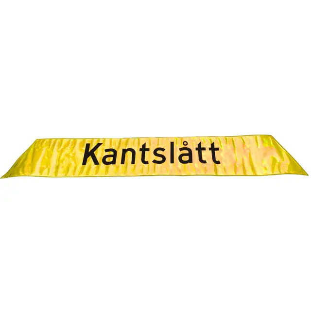 Underskilt for foldeskilt, "Kantslått" Med borrelåsfeste 