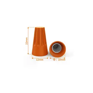 Kabel blokker oransje 100 stk i pose