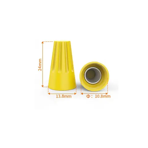 Kabel blokker gul 100 stk i pose