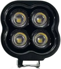 LUXU Work 20 arbeidslys med sort front Liten kompkt med 4  LED som yter 20 watt