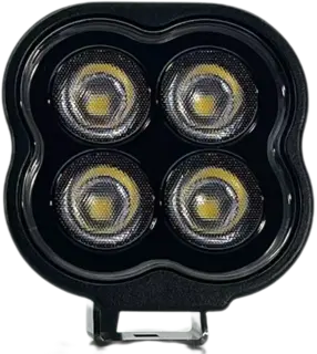 LUXU Work 20 arbeidslys med sort front Liten kompkt med 4  LED som yter 20 watt