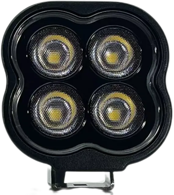 LUXU Work 20 arbeidslys med sort front Liten kompkt med 4  LED som yter 20 watt 