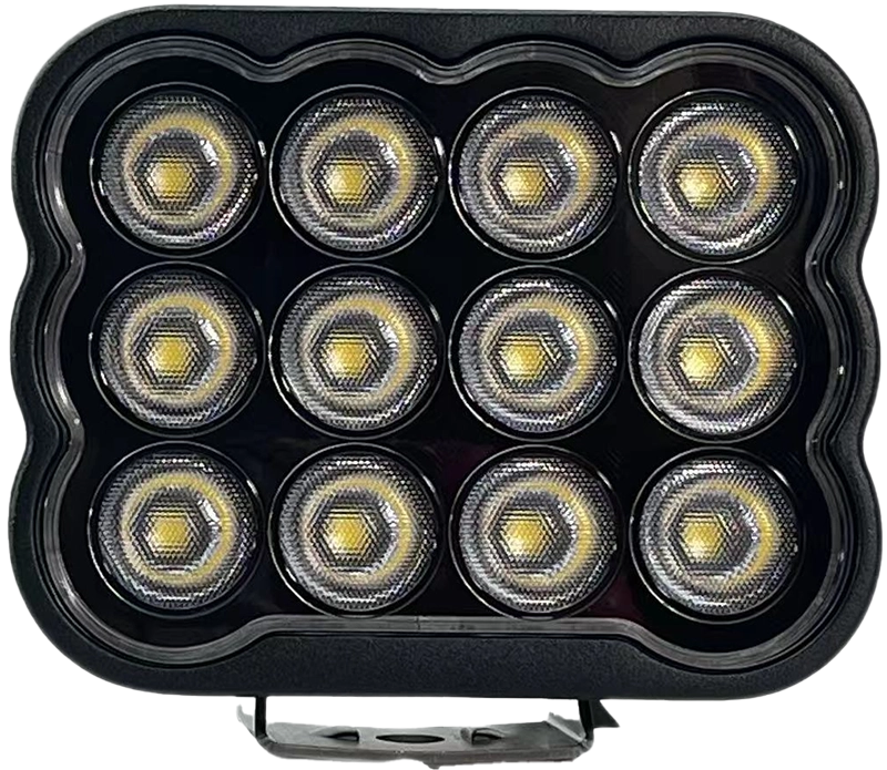 LUXU Work 75 arbeidslys med sort front Liten kompkt med 15 LED som yter 75 watt