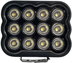 LUXU Work 75 arbeidslys med sort front Liten kompkt med 15 LED som yter 75 watt