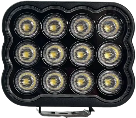 LUXU Work 75 arbeidslys med sort front Liten kompkt med 15 LED som yter 75 watt