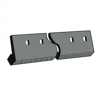 System 2000 1220 Skjærstål 25°