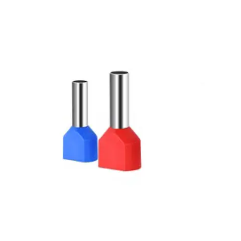 Tylle | Ledningsavslutter for 2 ledere 100 stk Bl&#229; tylle | 2&#215;2.5mm&#178;